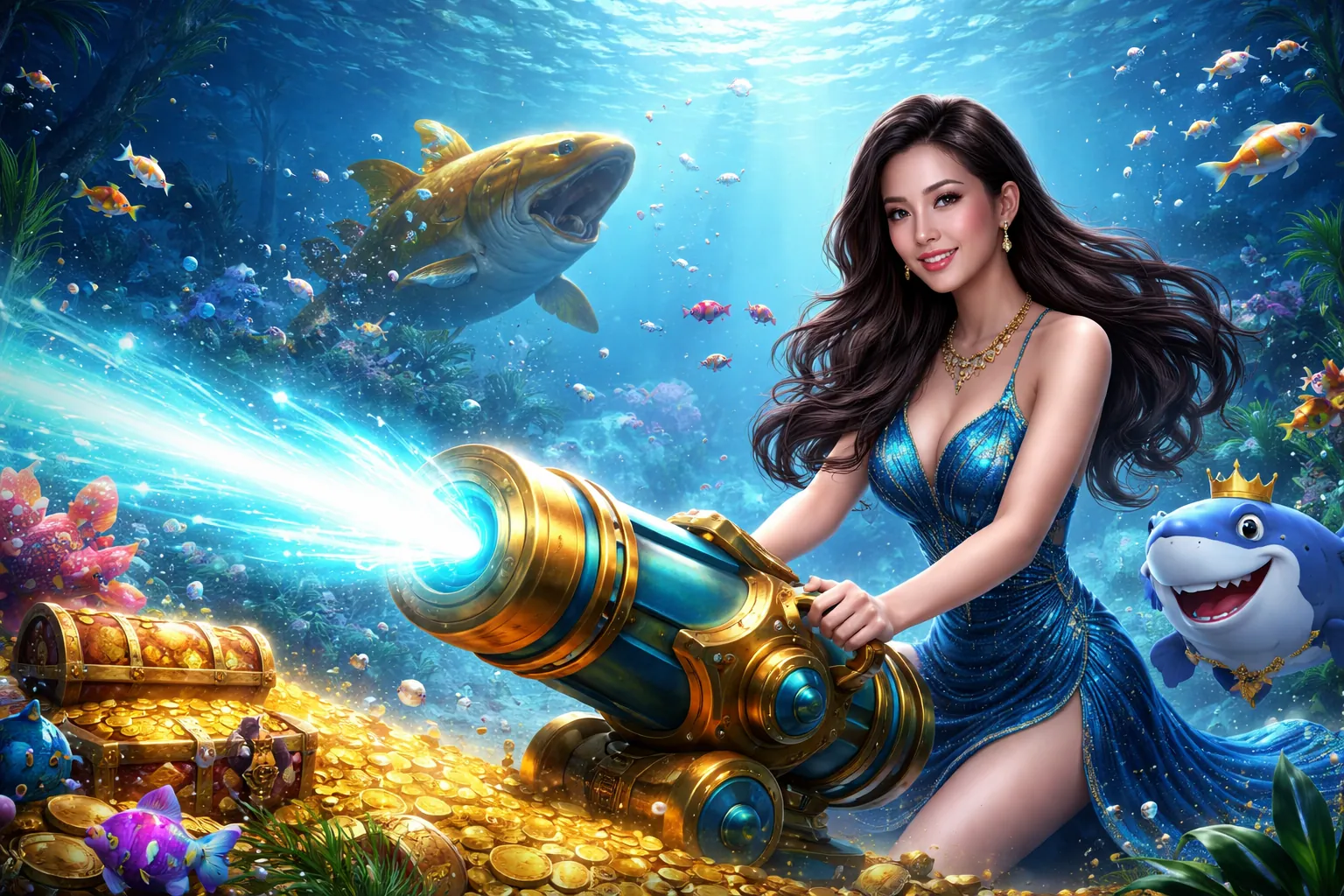Thế giới bắn cá ZM88 sôi động với cá vàng và kho báu